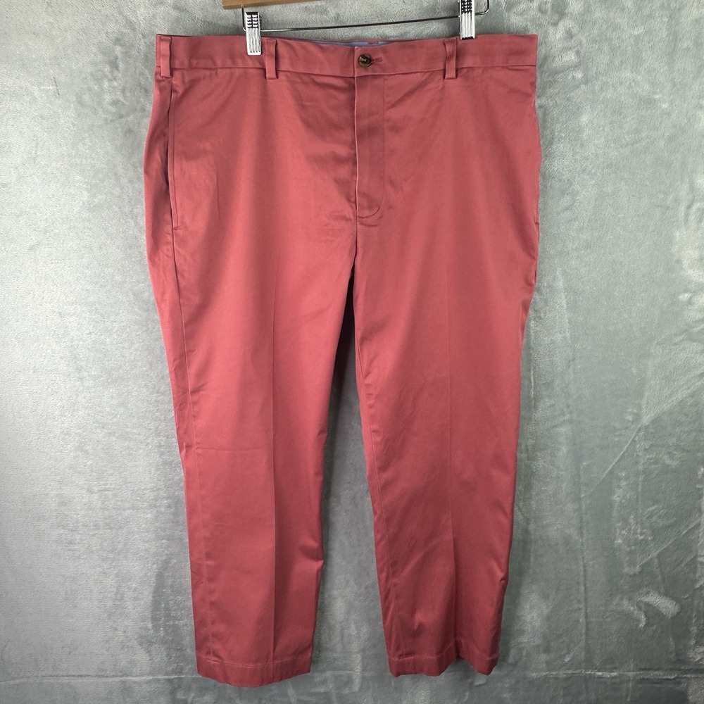 Brooks Brothers Advantage Chino Pants‎ Mens 38x30 Red Pink Cotton Stretch